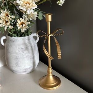 Elegant Gold Candle Holder